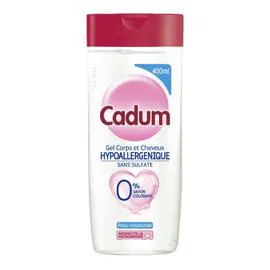 CADUM Gel Douche Gel corps Et cheveux Hypoallergénique Sans Sulfate 400ml