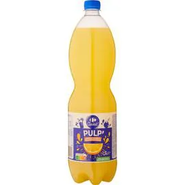 CARREFOUR CLASSIC' Soda Pulp' saveur orange 1,5l