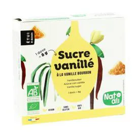 NATALI Sucre Vanillé 8 Sachets Bio 64g