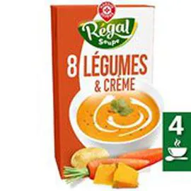 MARQUE REPÈRE, RÉGAL SOUPE Potage gourmand 8 légumes à la crème 1l