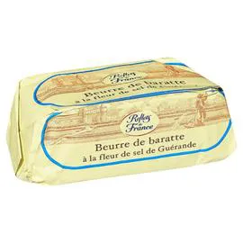 REFLETS DE FRANCE Beurre de Baratte à la Fleur de Sel de Guérande 250g