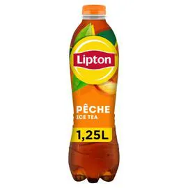 LIPTON Boisson au thé saveur pêche 1,25l
