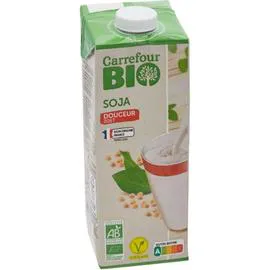 CARREFOUR BIO Boisson soja Douceur 1l