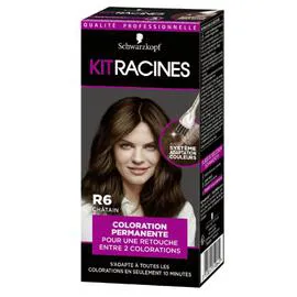 SCHWARZKOPF Kit racines Châtain R6 l'unité