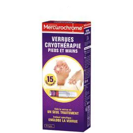 MERCUROCHROME Verrues Cryothérapie pieds et mains 38ml