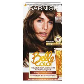 GARNIER, BELLE COLOR Coloration Cheveux Permanente 20 Chatain Clair Naturel l'unité