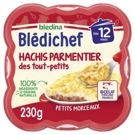 BLÉDINA, BLÉDICHEF Plat bébé hachis parmentier - dès 12 mois 230g
