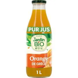 LÉA NATURE, JARDIN BIO ÉTIC Pur jus d'orange Bio 75cl