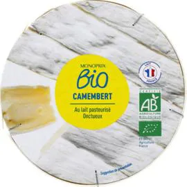 MONOPRIX BIO Camembert bio 250g