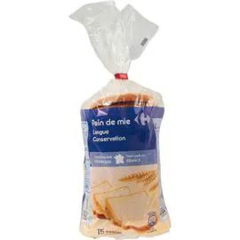 CARREFOUR Pain de mie Longue Conservation 280g