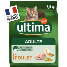 ULTIMA Croquettes pour chat au poulet 7,5kg