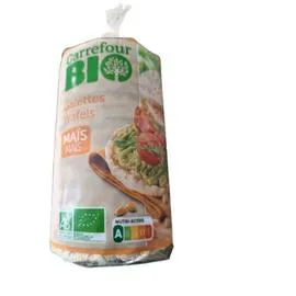 CARREFOUR BIO Galettes de maïs 120g