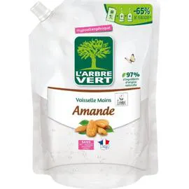 L'ARBRE VERT Recharge Vaisselle mains Amande 1l