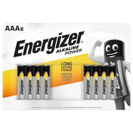 ENERGIZER Pile Alcaline AAA/LR3 1,5V Power x8