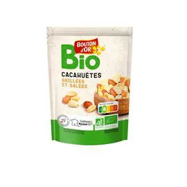 BOUTON D'OR BIO Cacahuètes grillées et salées BIO 100g