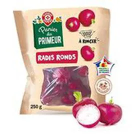 MARQUE REPÈRE, PANIER DU PRIMEUR Radis rond Rouge 250g
