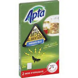 APTA Anti-mites alimentaires, pièges glu sans odeur x2