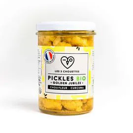 LES 3 CHOUETTES Pickles Chou-Fleur & Curcuma Bio 210g