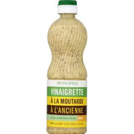 MONOPRIX Vinaigrette allégée à la moutarde à l ancienne 500ml