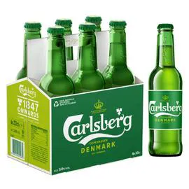 CARLSBERG Bière blonde 6x33cl