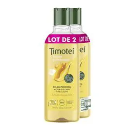 TIMOTEI Shampoing Nourrissant Huile D'Argan Et Fleur De Jasmin 2x300ml