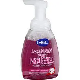 LABELL Mousse lavante mains parfum fruits rouges 250ml