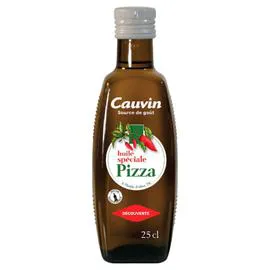 CAUVIN Huile pimentée pour pizza 25cl