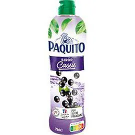 PAQUITO Sirop cassis 75cl