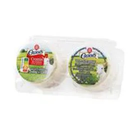 MARQUE REPÈRE, LES CROISÉS Crottin de chèvre 23% MG 2x60g