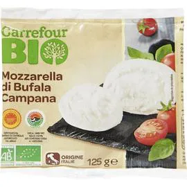 CARREFOUR BIO Mozzarella Bio Di Bufala Campana AOP 125g