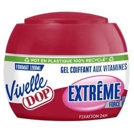DOP, VIVELLE Gel Coiffant Fixation Extreme 190ml