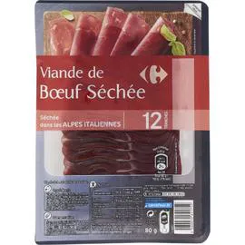CARREFOUR Viande de boeuf séchée 80g