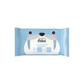 MONOPRIX BÉBÉ Les Lingettes épaisses x72