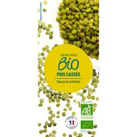 MONOPRIX BIO Pois cassés 500g