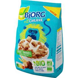 BJORG Céréales Bio Croc' kid cacao noisettes 350g