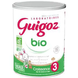 NESTLÉ, GUIGOZ Lait bébé en poudre 3ème âge bio 800g