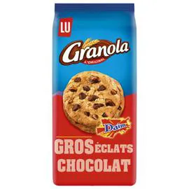 LU, GRANOLA Cookies aux gros éclats de chocolat et de daim 184g