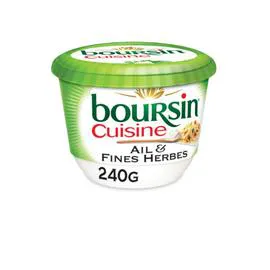 BOURSIN Fromage Cuisine Ail et fines 240g