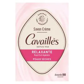 ROGÉ CAVAILLÈS Savon Solide Crème Relaxante Peaux Sèches Amande Bio 100g
