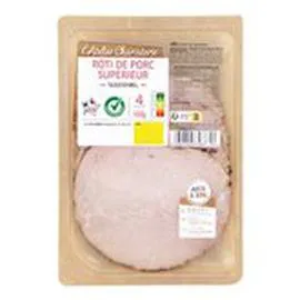 LECLERC, L'ATELIER CHARCUTERIE Rôti de porc supérieur x4 180g