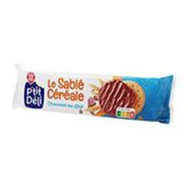 MARQUE REPÈRE, P'TIT DÉLI Biscuits sablés Chocolat au lait 200g
