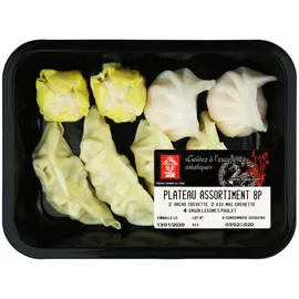 LES TROIS D'ASIE Plateau assortiment vapeur x8 200g
