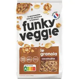 FUNKY VEGGIE Granola cacahuète Bio 300g