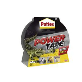 PATTEX Ruban adhésif extra fort Power Tape gris, 25M l'unité