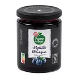 MARQUE REPÈRE, DOUCEUR DU VERGER Confiture Myrtille intense 320g