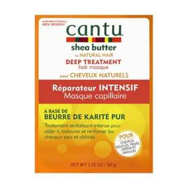 CANTU Masque capillaire réparateur intensif au beurre de karité pour cheveux bouclés, frisés, crépus et ondulés 50g