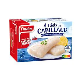 FINDUS Filets de Cabillaud 400g