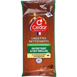 O'CEDAR Lingette Nettoyantes Entretien Fait Briller x20 