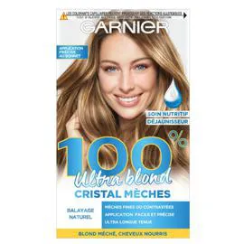 GARNIER, 100% ULTRA BLOND Coloration Cheveux Permanente Cristal Mèches l'unité