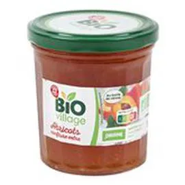 MARQUE REPÈRE, BIO VILLAGE Confiture extra Abricots 370g